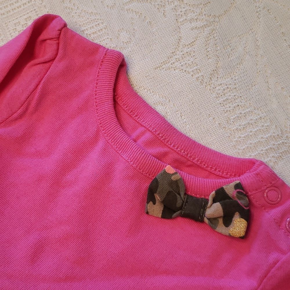 NWT Adorable Garanimals Pink Camo Camouflage Outfit Sz 6-9 Mos - Picture 5 of 9